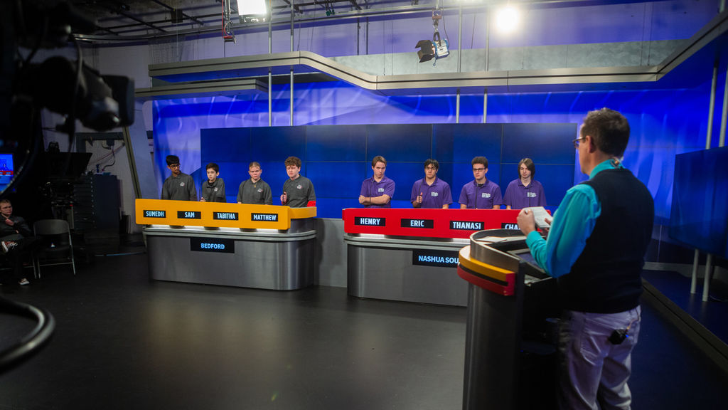 the bedford bulldogs square off against the purple panthers of nashua south on gsc