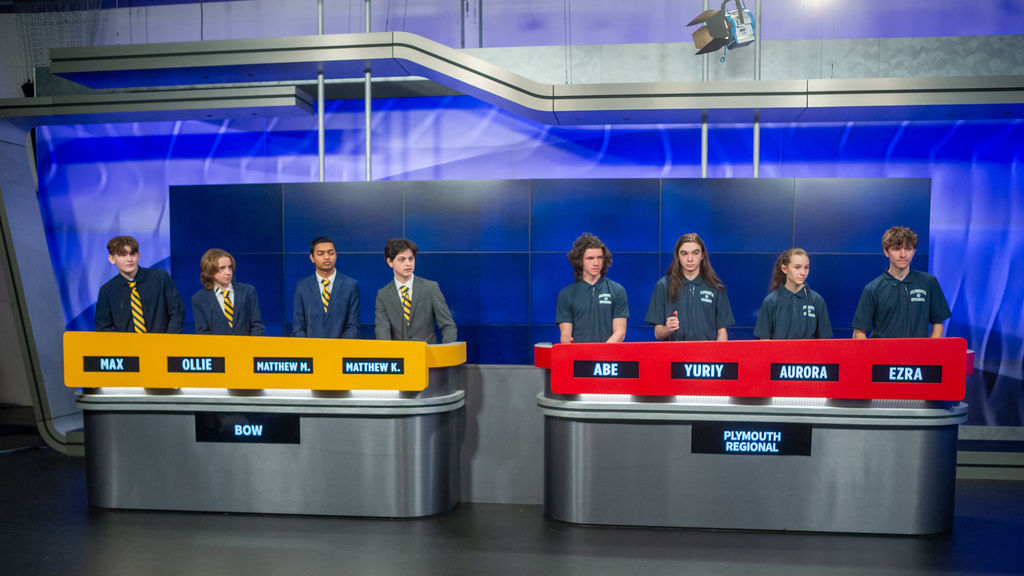 bow high takes on plymouth regional high on the next granite state challenge