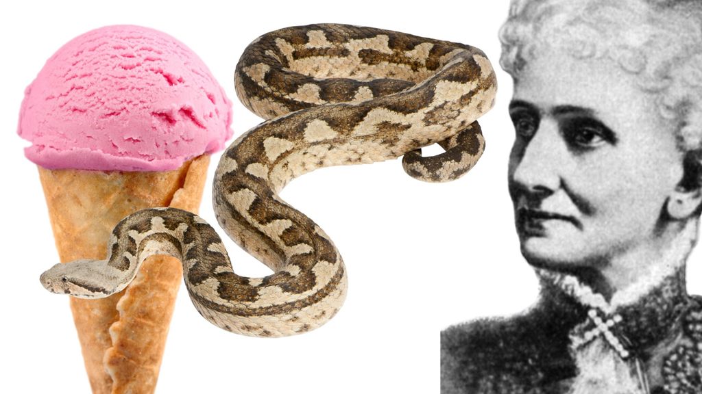 snakes, ice cream, and mary baker eddy - july 16