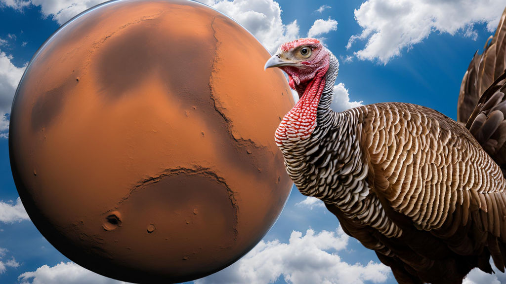 thanksgiving, turkeys, clouds and mars - november 28