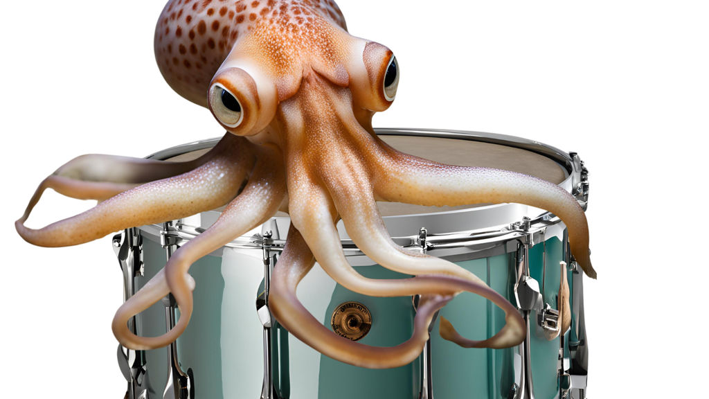 drums, squid and cuttlefish, and sight - october 10