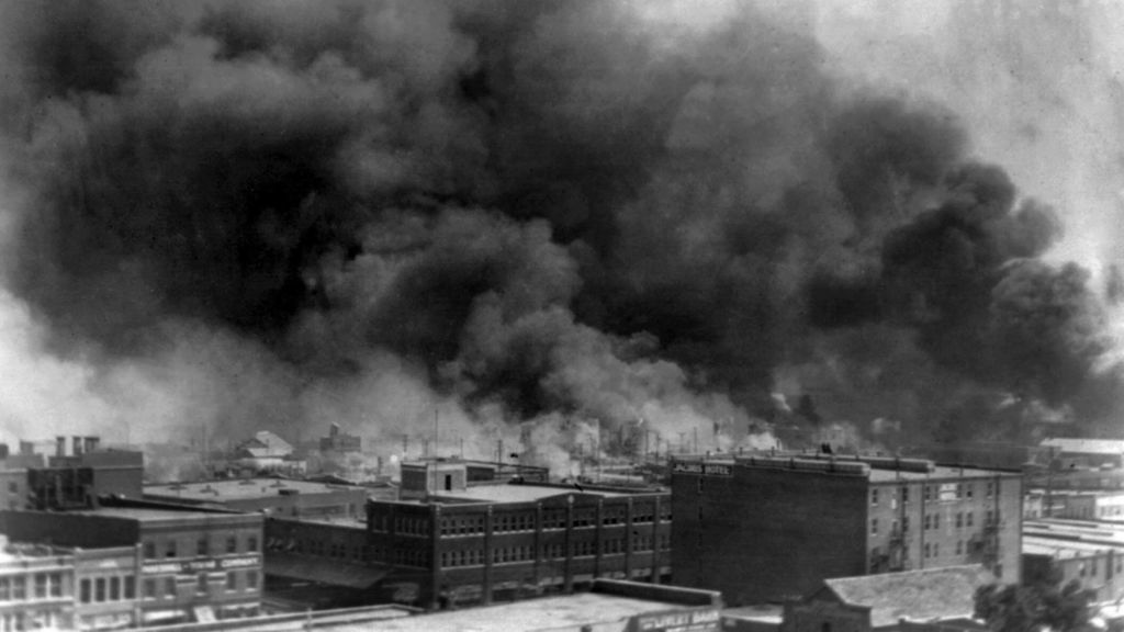 the tulsa race massacre and fire - may 31