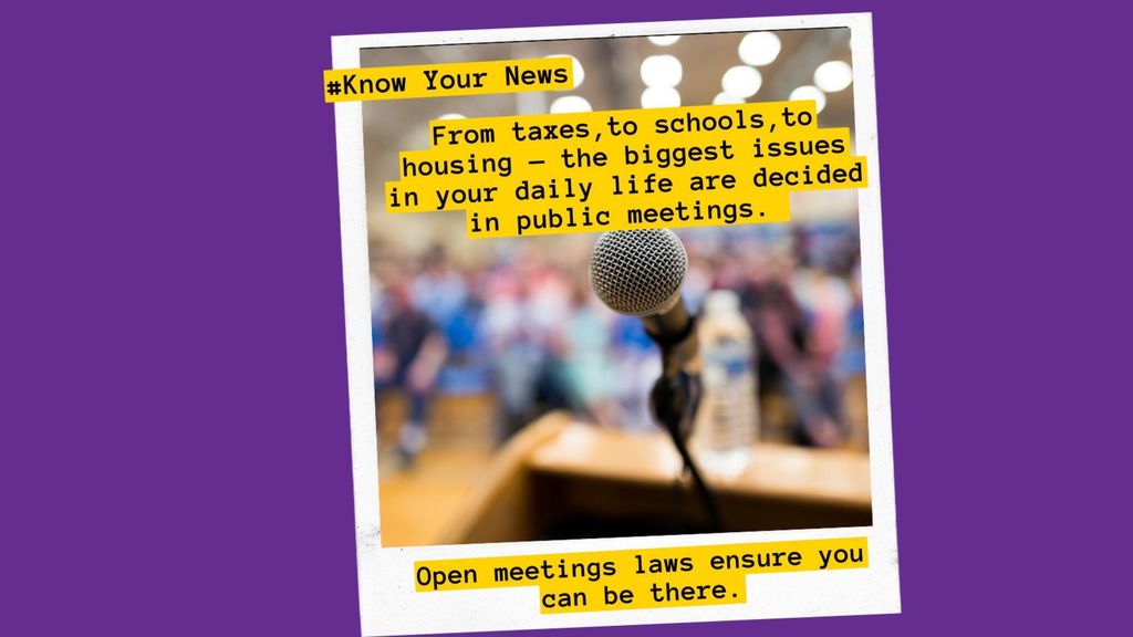 what’s an open public meeting, and why should you care?