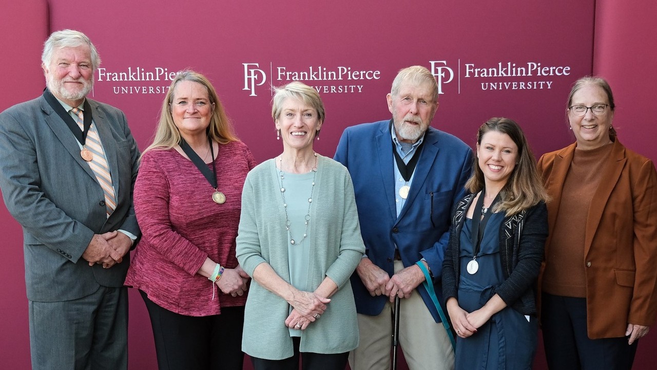 Franklin Pierce University Honors Willem Lange, David Tirrell-Wysocki with Fitzwater Medallion