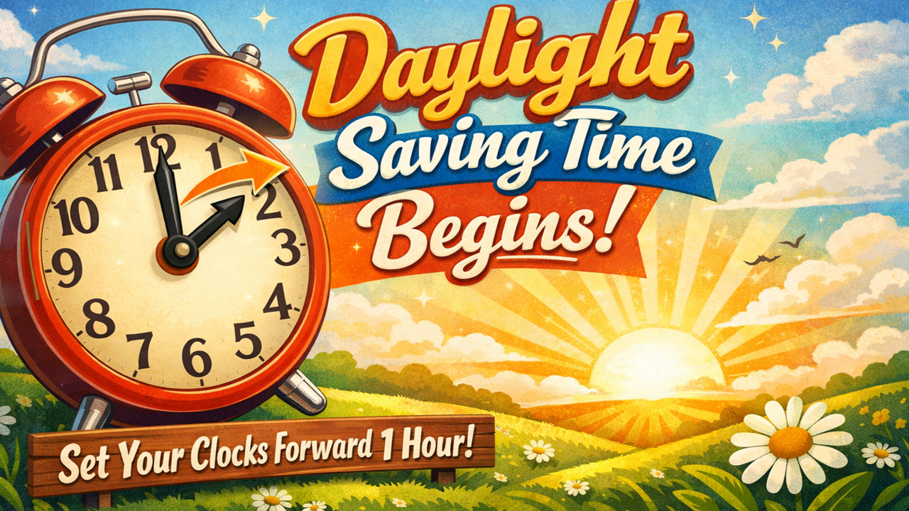 Daylight Saving Time - March 8