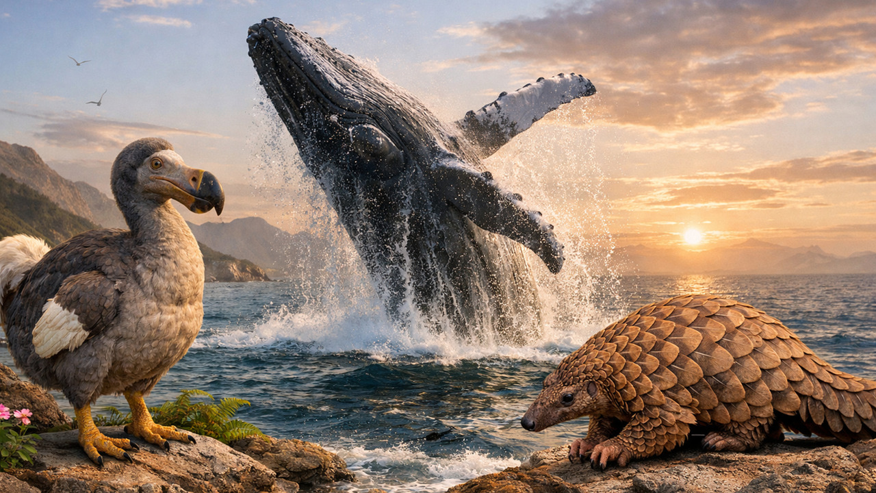 Extinct Birds, Whales,  and Pangolins -  February 21