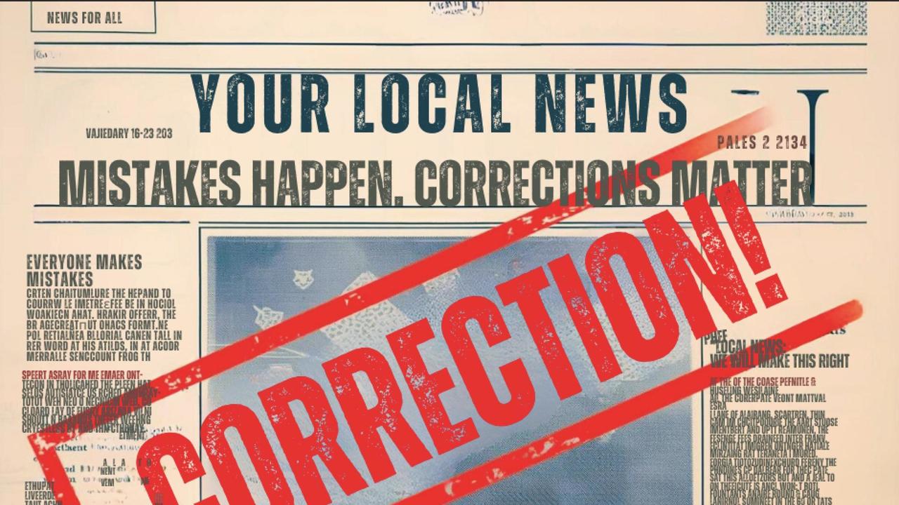What happens when a mistake is made? How corrections work in journalism