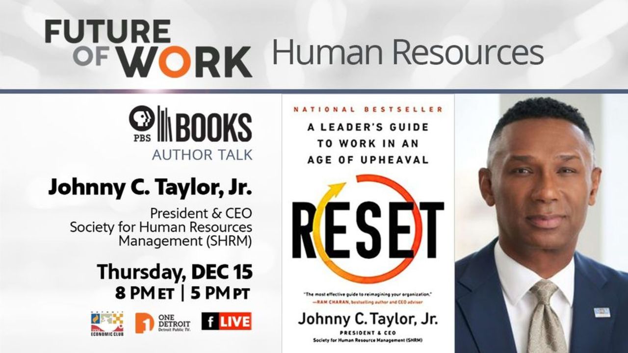 The Future of Work: Author Talk w/ Johnny C. Taylor, Jr. - Vimarsana News