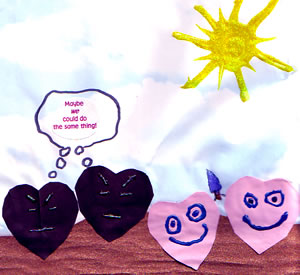 The Angry Hearts Learn to Share