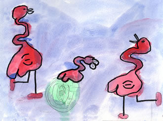 The Lazy Flamingo