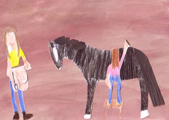 Riding Lesson vwith Cha-Chi