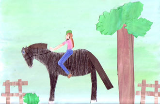 Riding Lesson vwith Cha-Chi