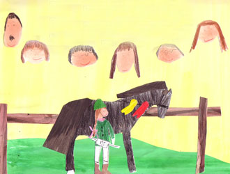 Riding Lesson vwith Cha-Chi