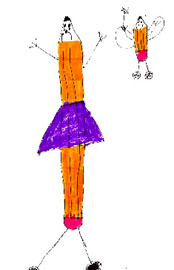 The Pencil Girl Who Lost Her Drawing 