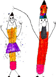 The Pencil Girl Who Lost Her Drawing 