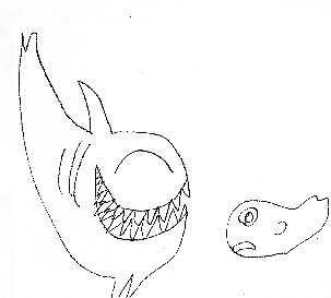 Shark and Orca in April Fools Dork