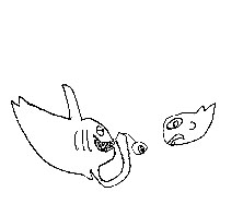 Shark and Orca in April Fools Dork