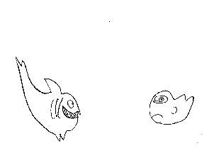 Shark and Orca in April Fools Dork