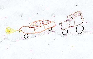 Counting Backward in the Snowy Backyard