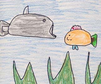 Shark Finds a New Friend 