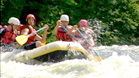 Rafting on the Rapid River